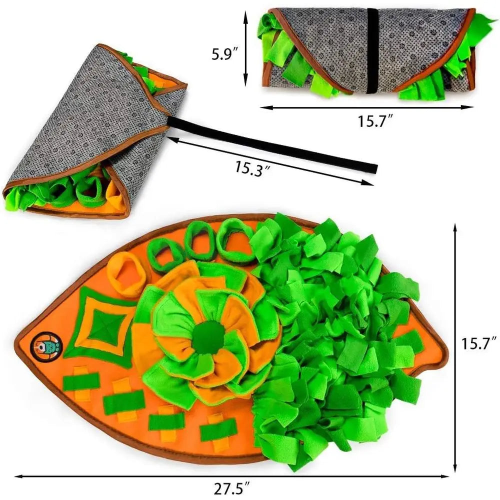 Interactive Dog Snuffle Mat For Natural Foraging And Training