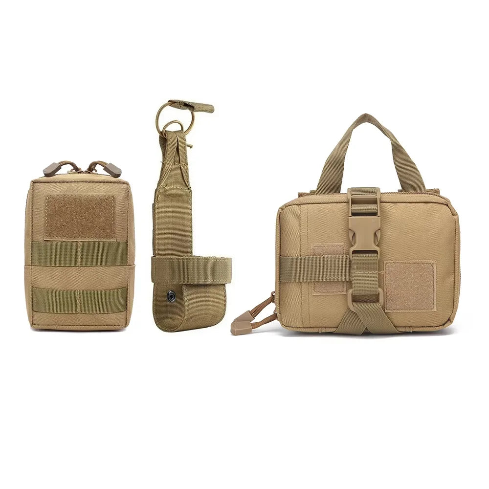 Dog Tactical Molle Pouches Set For Harness Attachments