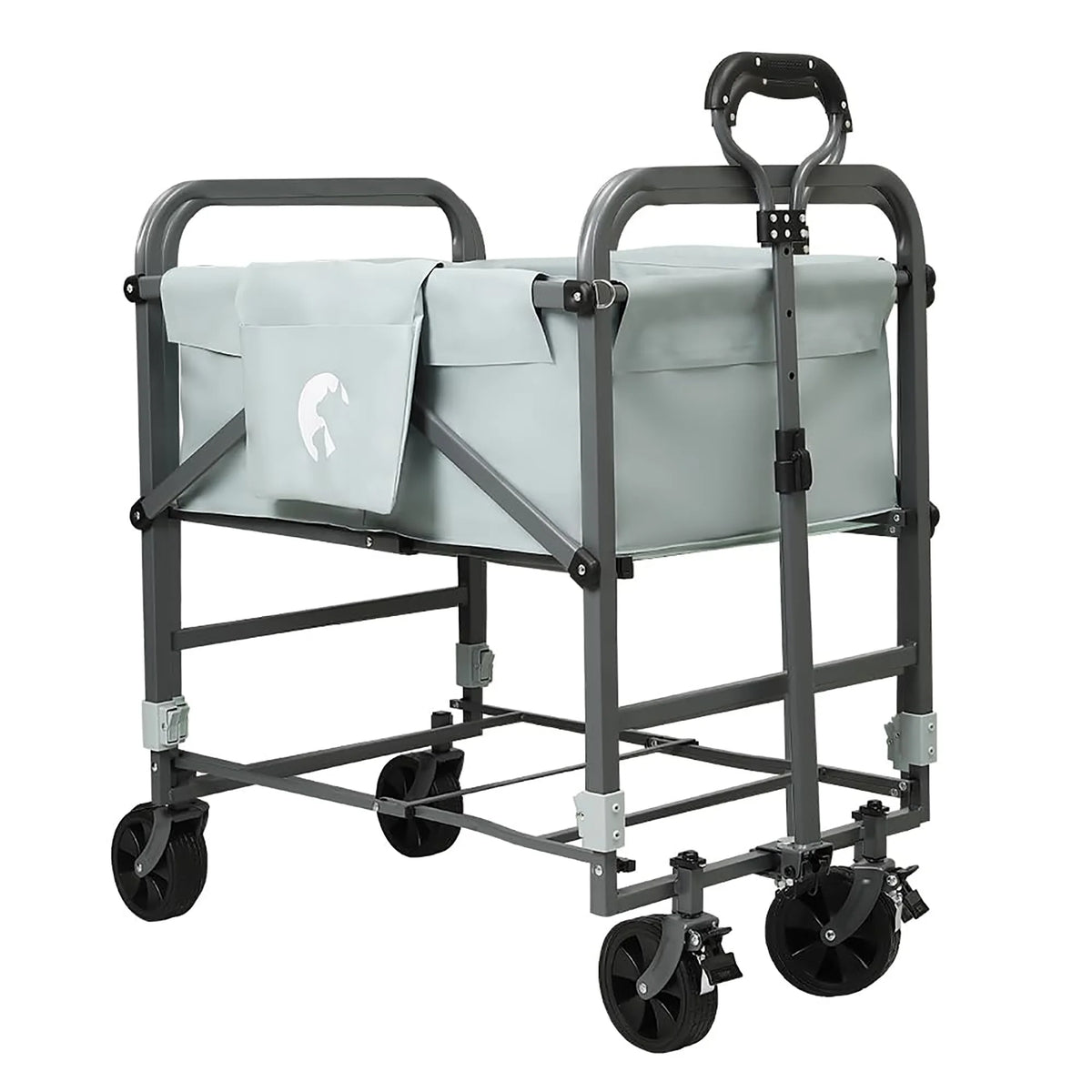 Folding Dog Bath Tub For Small Medium Dogs, Portable Grooming Wash Station, Adjustable Height, Lockable Rolling Cart, Home Patio