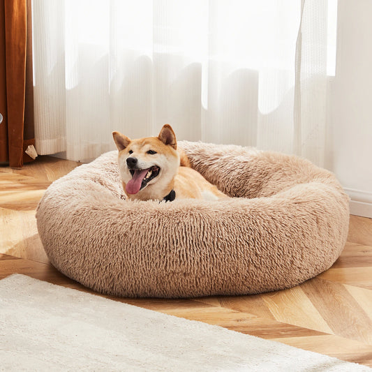 JHK Calming Dog Bed Washable Plush Fleece For Dogs