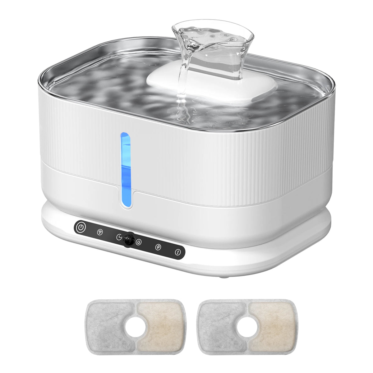 Cordless Rechargeable Automatic Cat Water Fountain For Pets