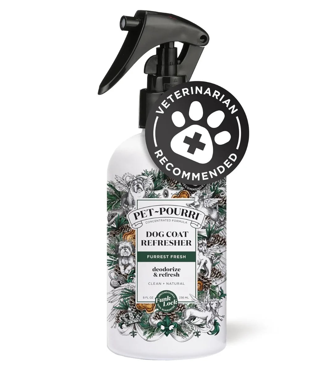 Dog Deodorizing Spray With Fir Amber Cedarwood Essential Oils