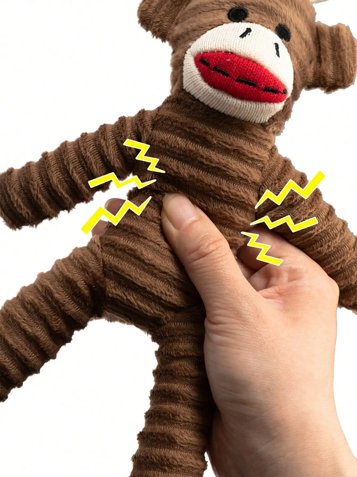 Hollypet Plush Armadillo Squeaky Dog Toy For Chew And Play