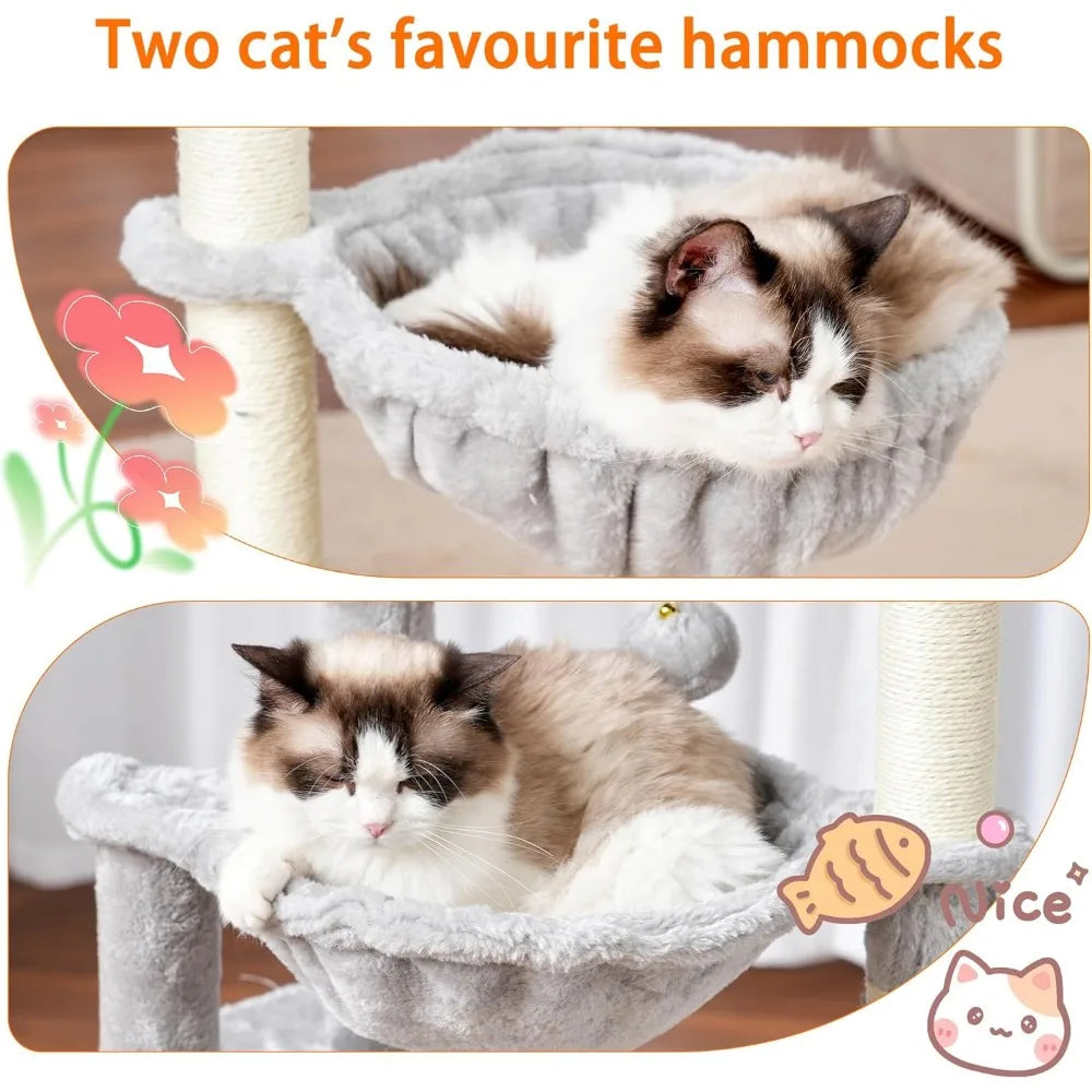 NBVCX Cat Tree Tower Condo With Scratching Posts