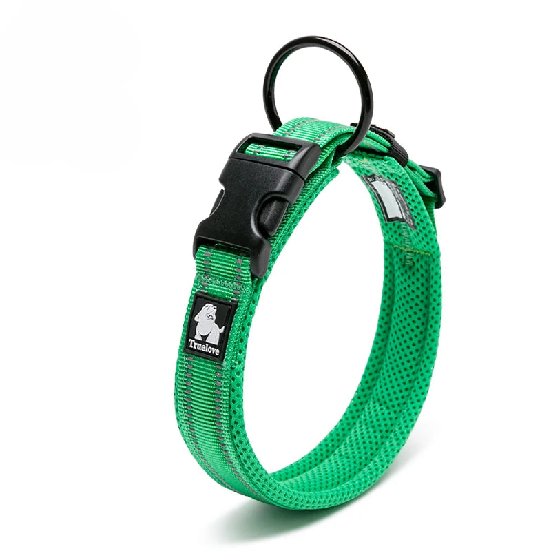 Winhyepet Padded Nylon Dog Collar With Secure Breakaway Buckle