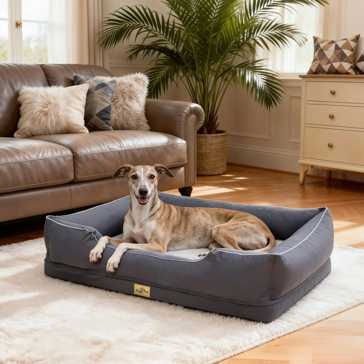 Bingopaw Orthopedic Dog Bed With Removable Waterproof Cover