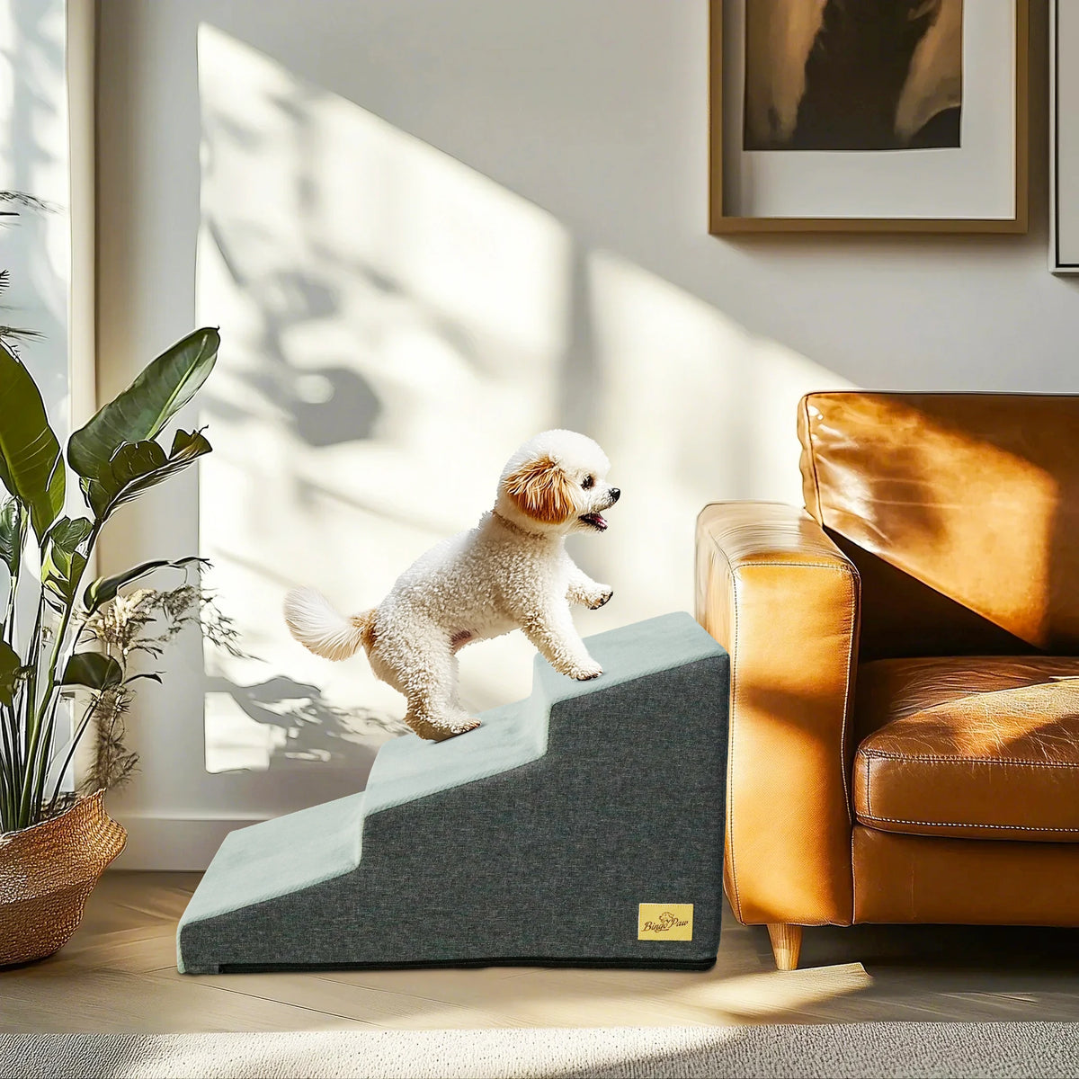 Dog Steps 3 To 5 Stairs Ramp With Non Slip