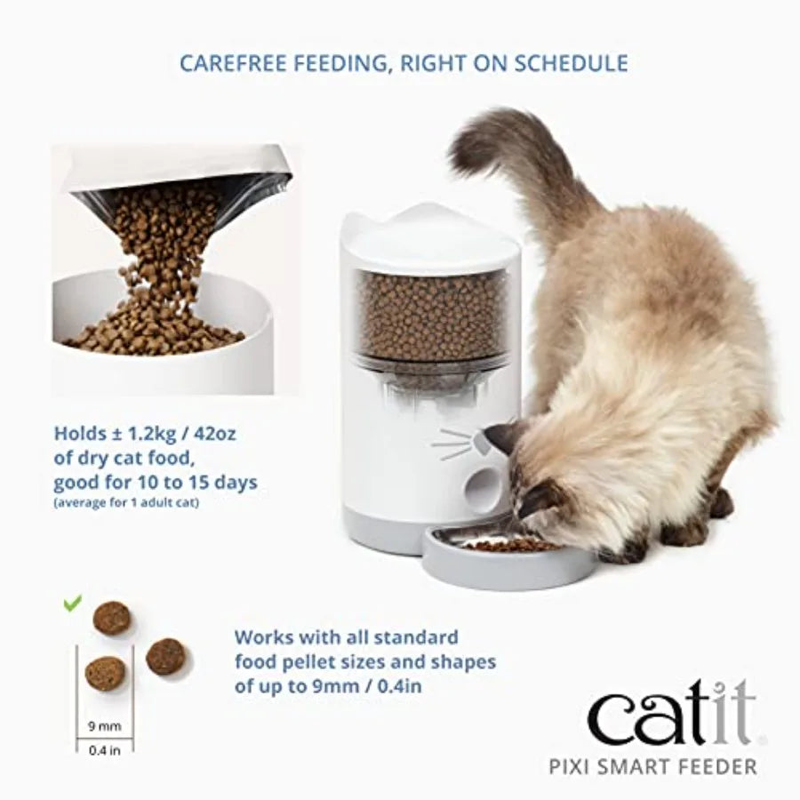 Automatic Cat Food Dispenser With WiFi Timer And Display