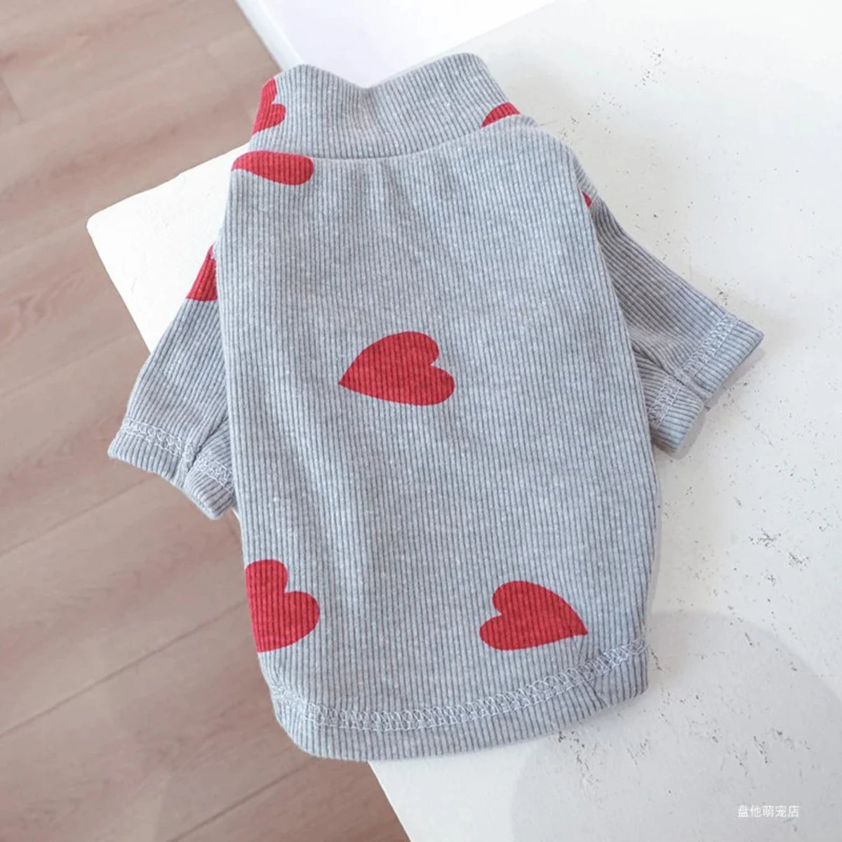 Adorable Love Printed Shirt For Small Dogs And Cats