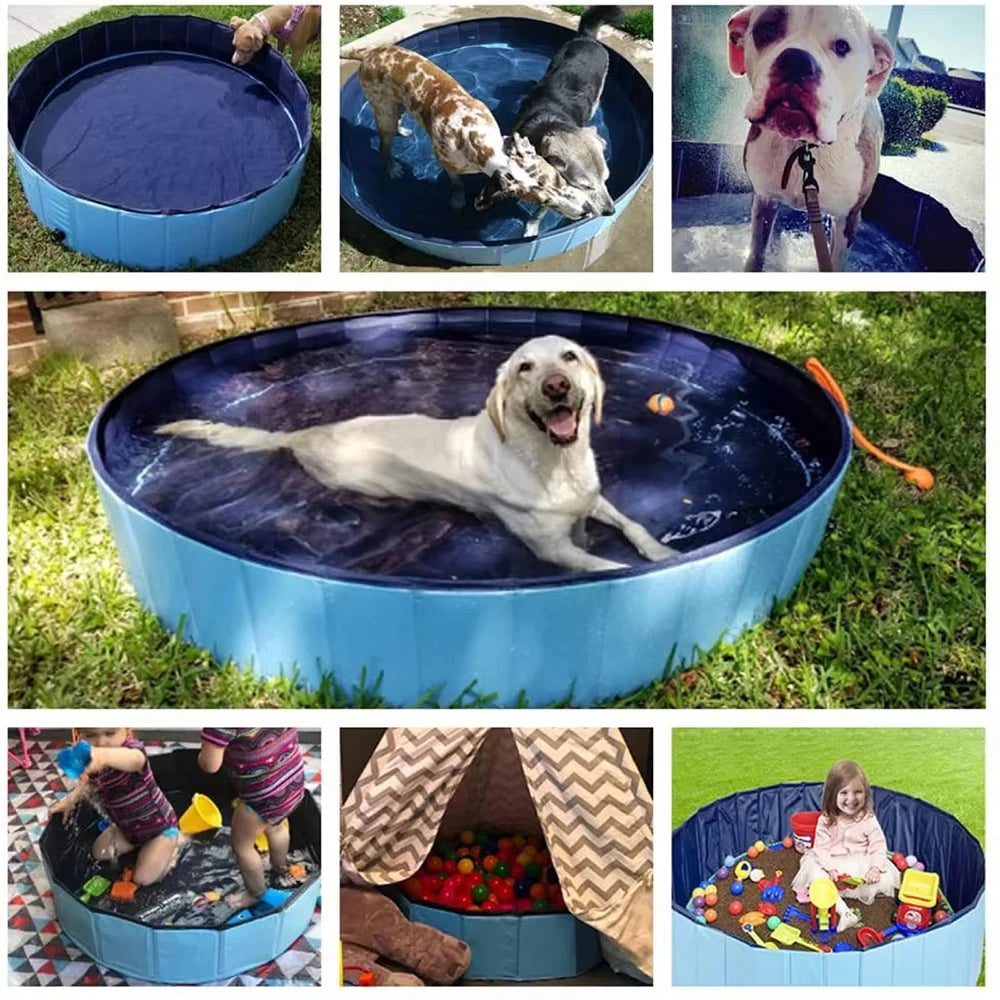 Foldable Portable Dog Pool For Bathing And Grooming