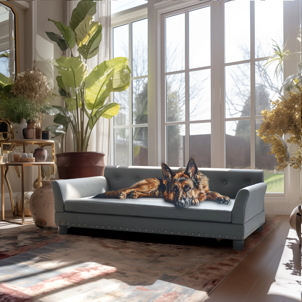BINGOPAW Durable Elevated Dog Sofa Bed