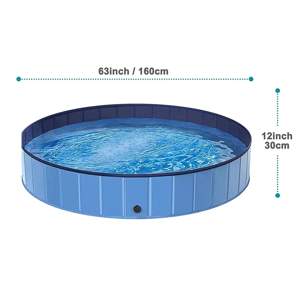 Foldable Portable Dog Pool For Bathing And Grooming