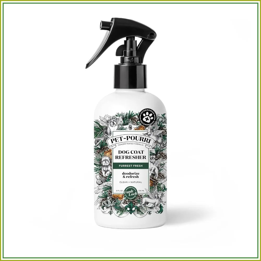 Dog Deodorizing Spray With Fir Amber Cedarwood Essential Oils