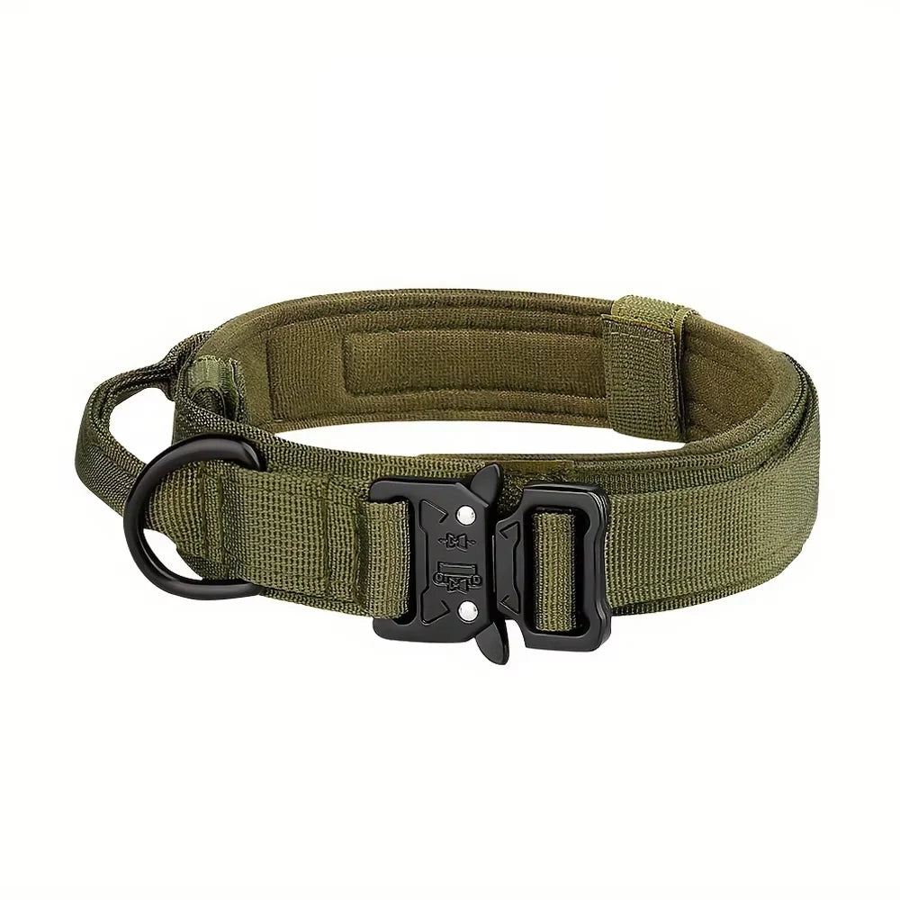Adjustable Tactical Dog Collar and Leash Set