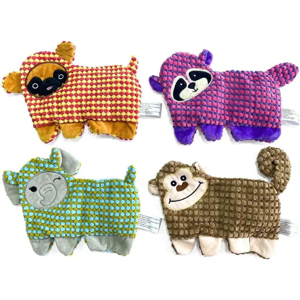 No Stuffing Squeaky Crinkle Dog Toys For Puppies