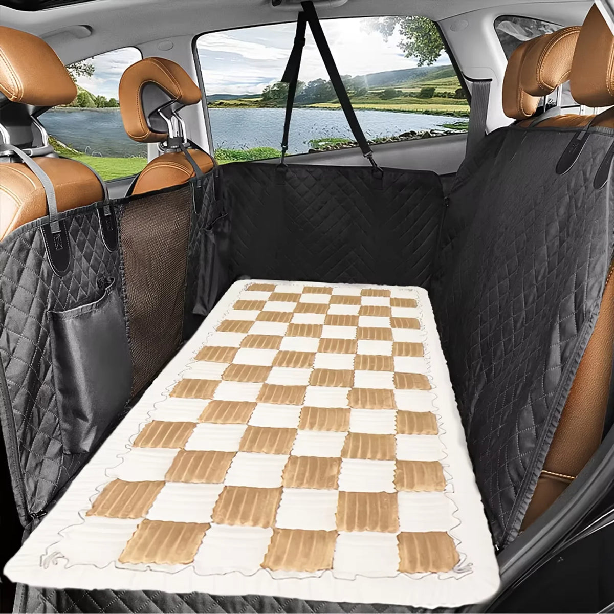 Dog Bed Mat For Car Seat Cover Anti Slip Washable Cushion