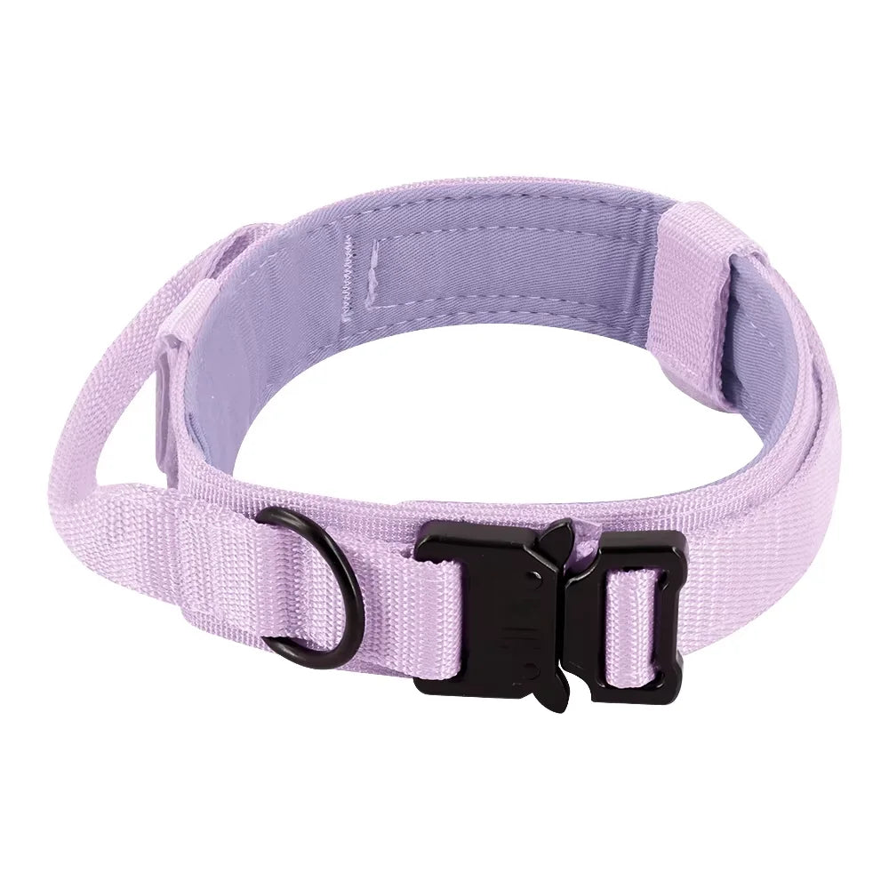 Adjustable Tactical Dog Collar and Leash Set