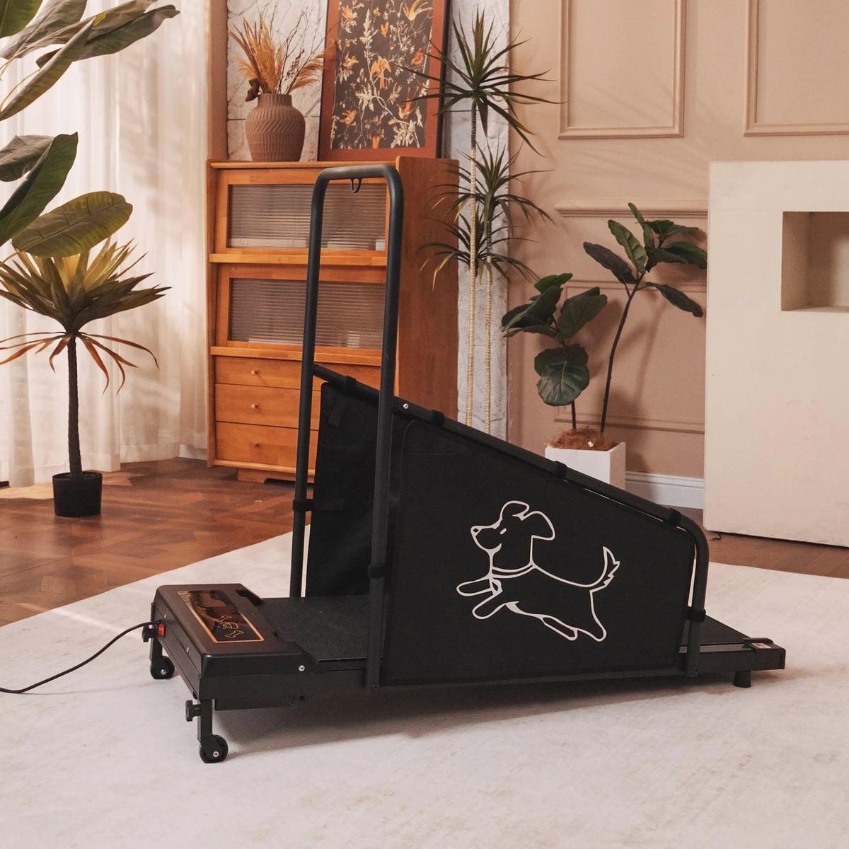 Indoor Dog Treadmill With Quiet Motor And Safety Rails
