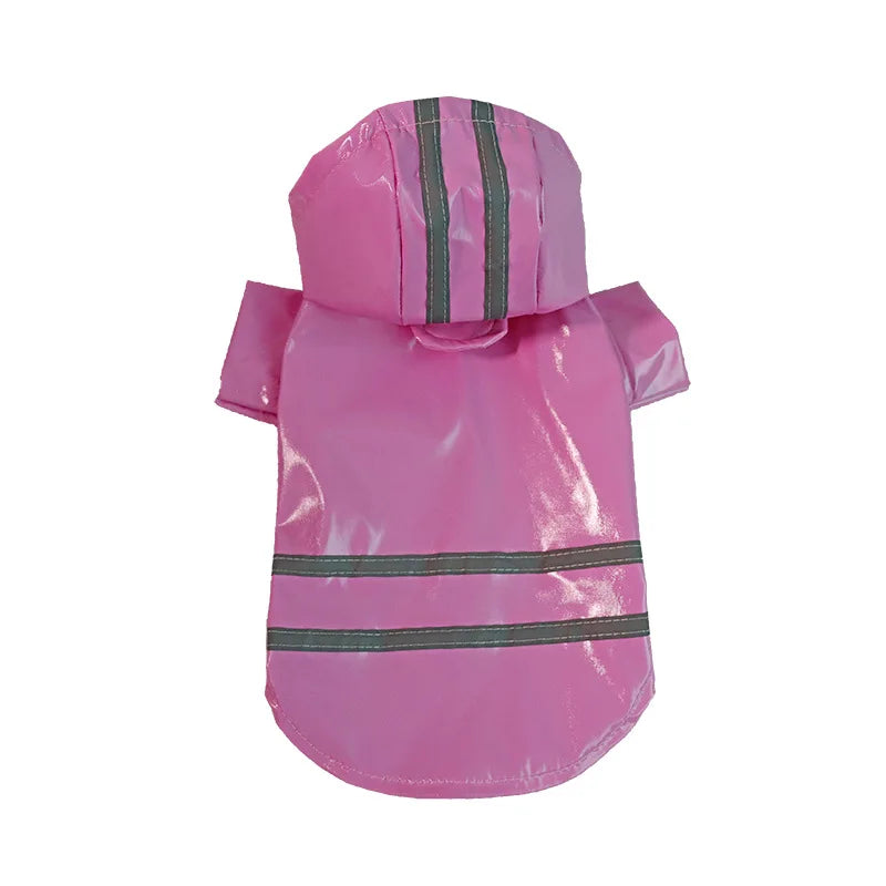 Waterproof Reflective Dog Raincoat With Hoodie For Dogs And Cats