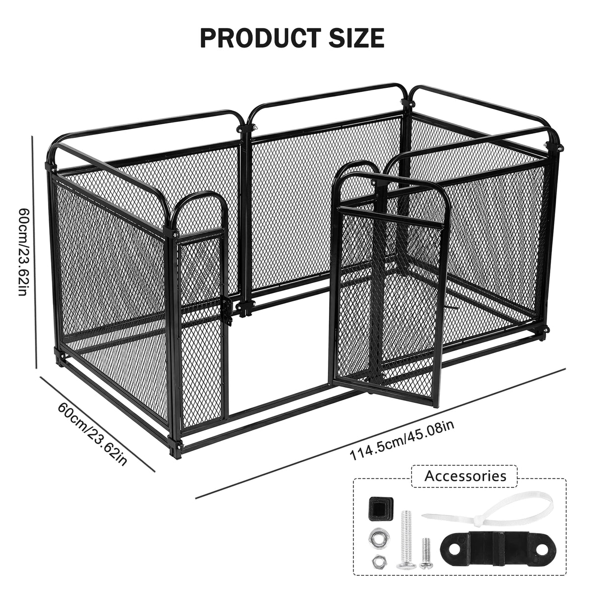Foldable Metal Dog Exercise Pen Portable Puppy Playpen