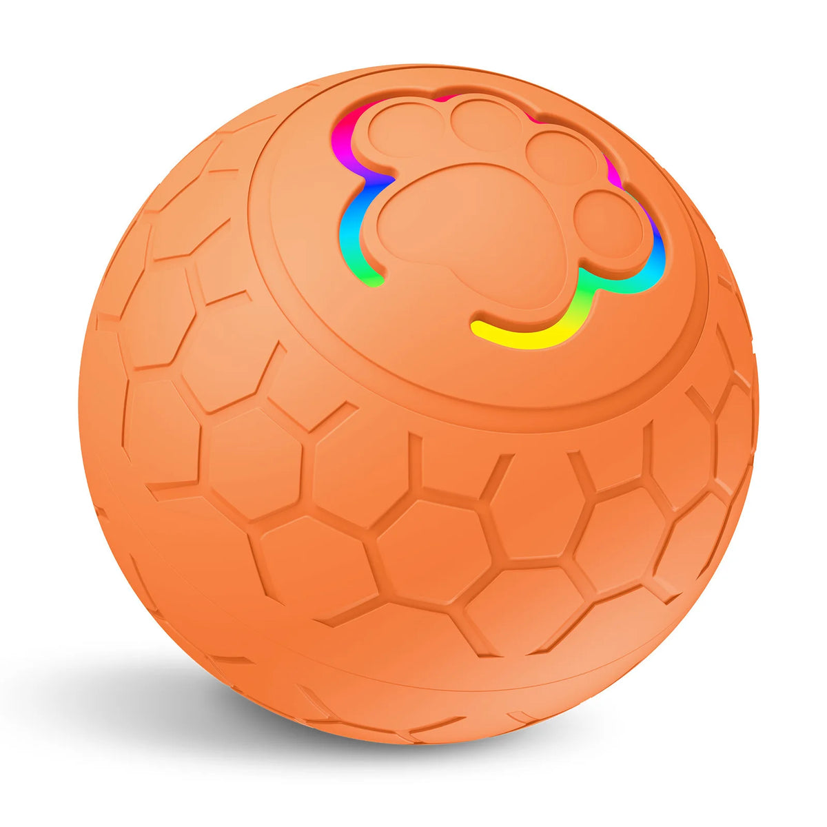 Automatic Bouncing Electronic Dog Toy Ball With Interactive Lights