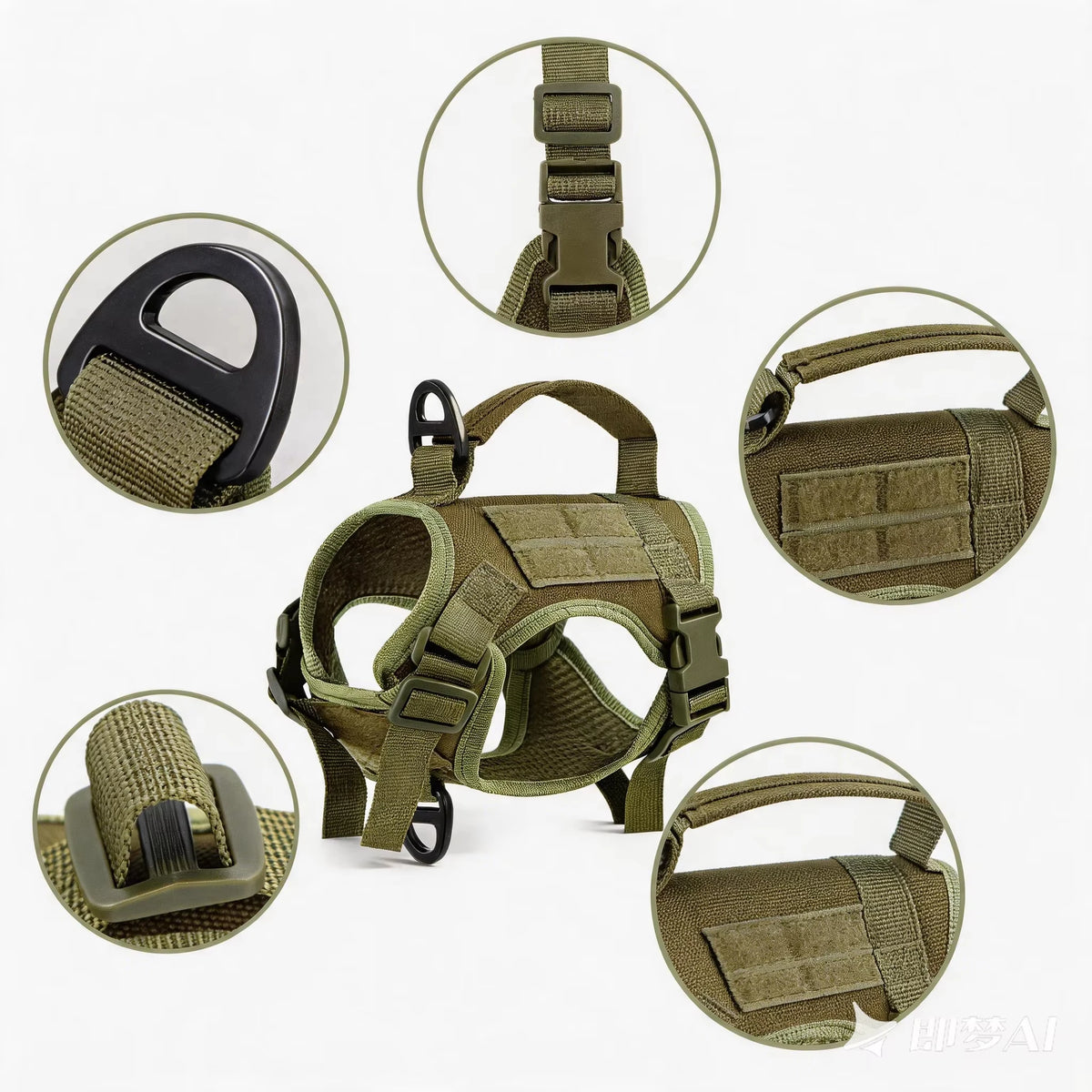 Cat Harness And Leash Set Escape-Proof Mesh With Handle