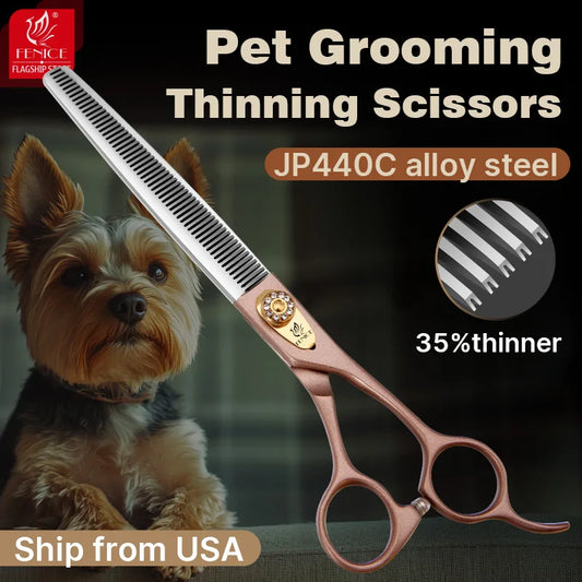 Fenice Pet Grooming Thinning Scissors JP440C 35 Percent