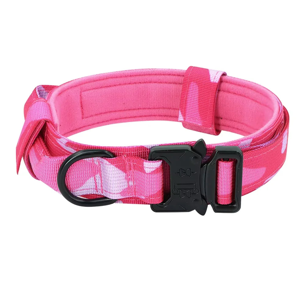 Adjustable Tactical Dog Collar and Leash Set
