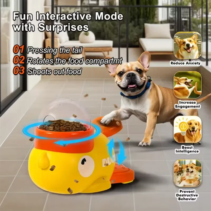 Duck Feeder Puzzle Toy For Dogs And Cats
