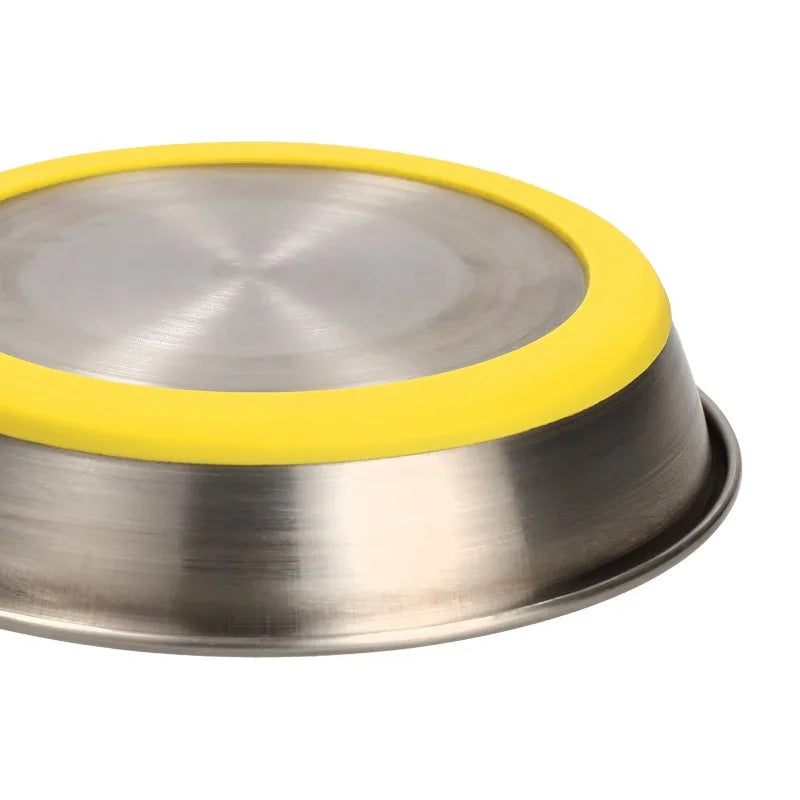 Silicone and Stainless Steel Lick Mat Cat Saucer