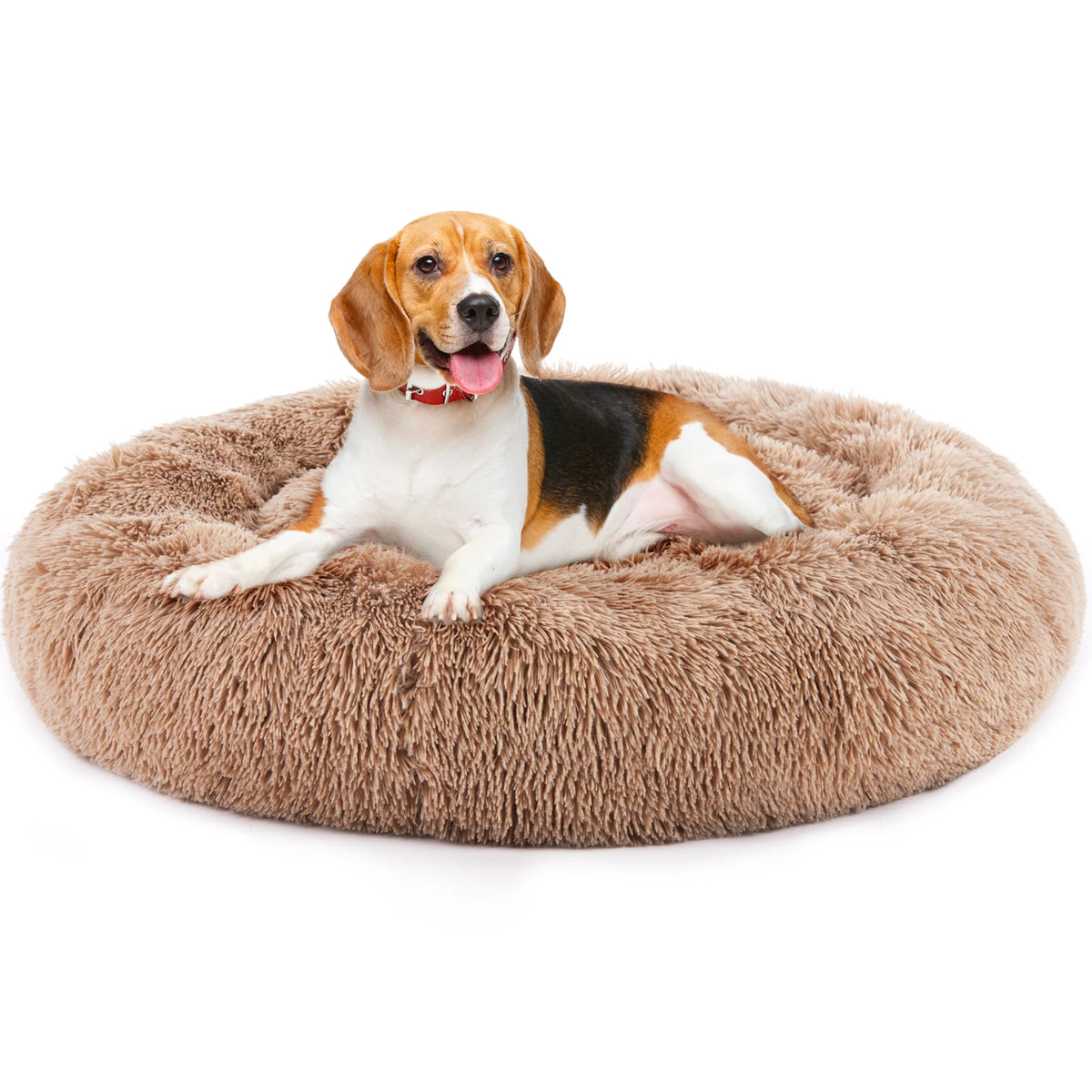 JHK Calming Dog Bed Washable Plush Fleece For Dogs