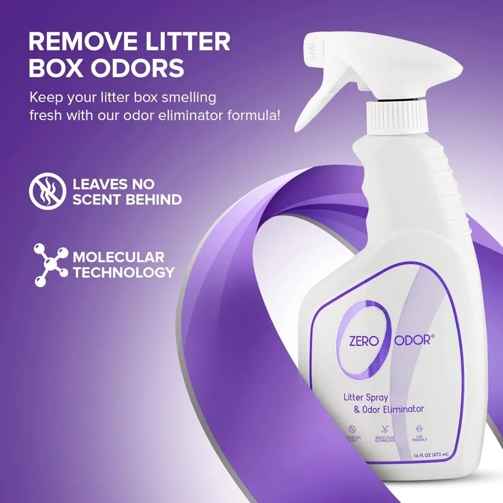 Patented Molecular Technology Pet Safe Cat Litter Odor Eliminator