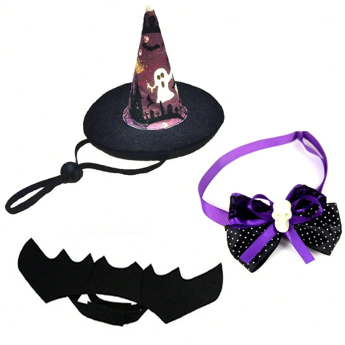 Halloween Pet Costume And Accessory Set, Halloween Costume, Pet Transformation Outfit