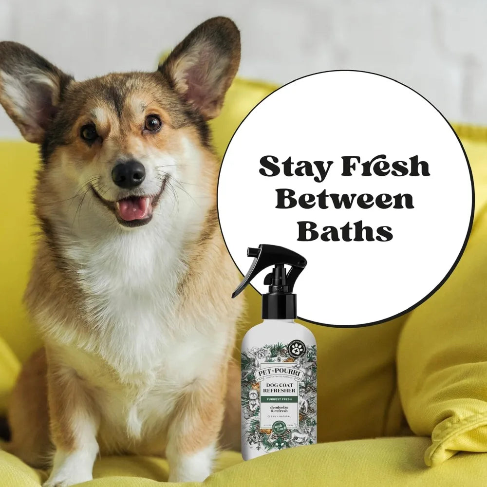 Dog Deodorizing Spray With Fir Amber Cedarwood Essential Oils