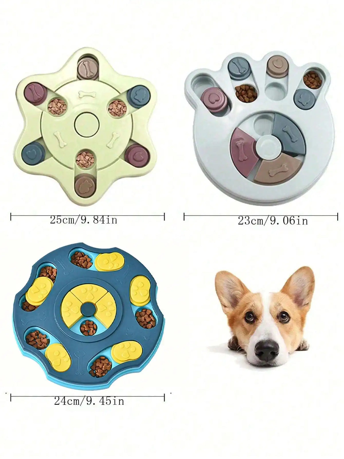 Dog Puzzle Toy Slow Feeder Dispenser For Cat And Dog