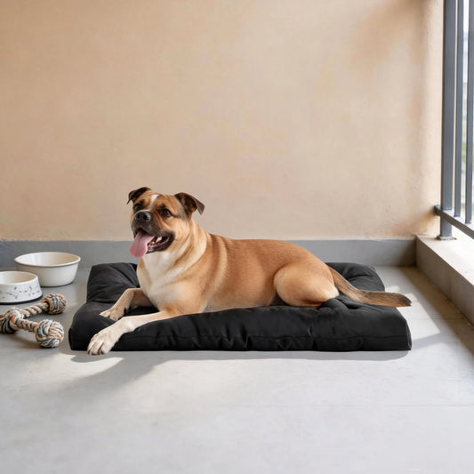 Indestructible Chew Proof Dog Bed Waterproof Washable Crate Pad