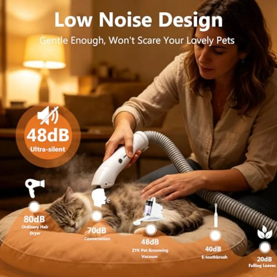 Professional Pet Grooming Vacuum With Low Noise Suction