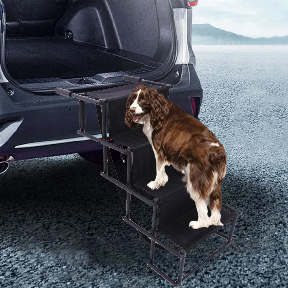 Lightweight Portable 4 Step Folding Pet Ramp