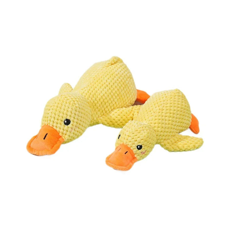 Plush Duck Dog Toy For Chewing And Teeth Grinding