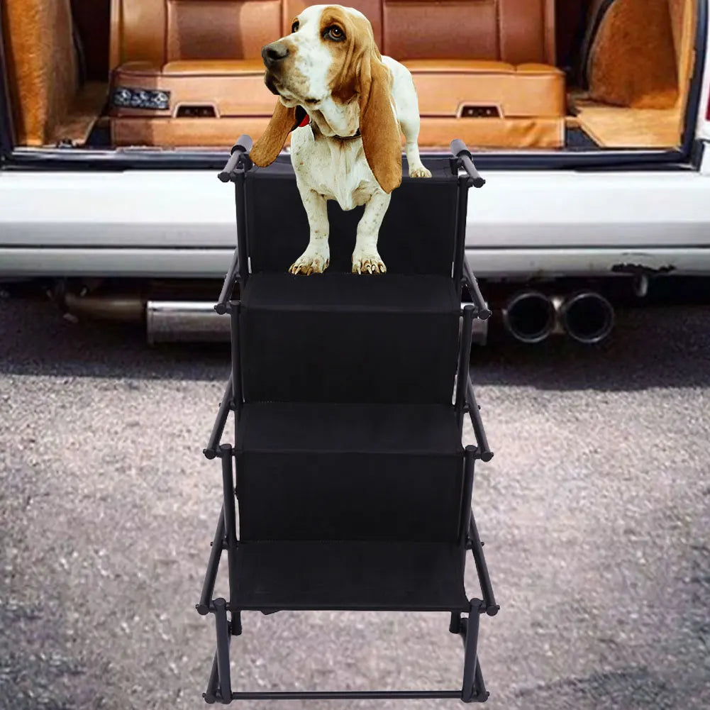 Lightweight Portable 4 Step Folding Pet Ramp