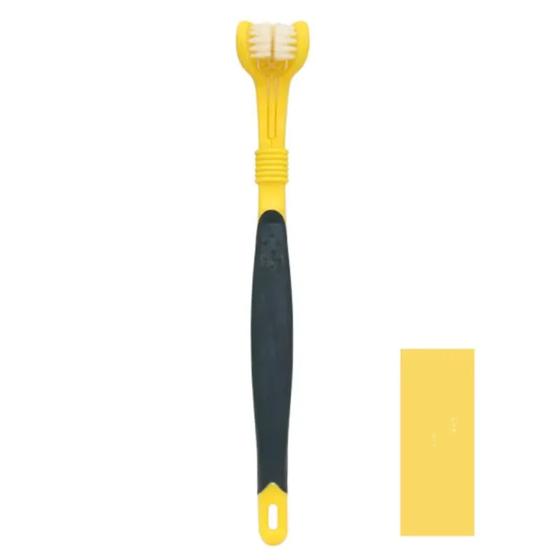 3-Sided Pet Toothbrush For Dogs And Cats Dental Care