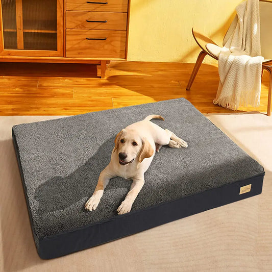Orthopedic Memory Foam Dog Bed With Waterproof Cover