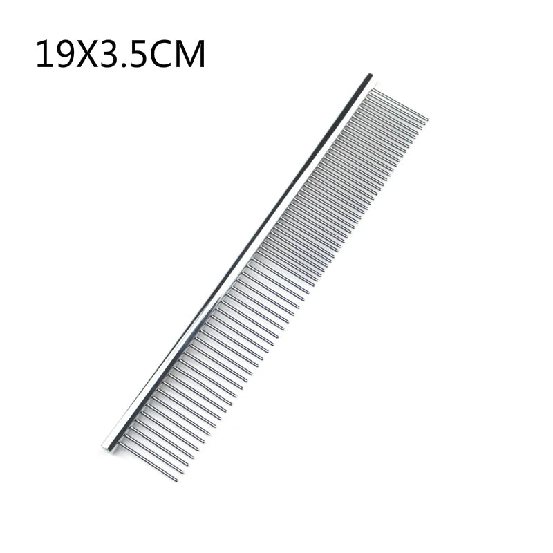 Stainless Steel Pet Grooming Comb For Dogs And Cats
