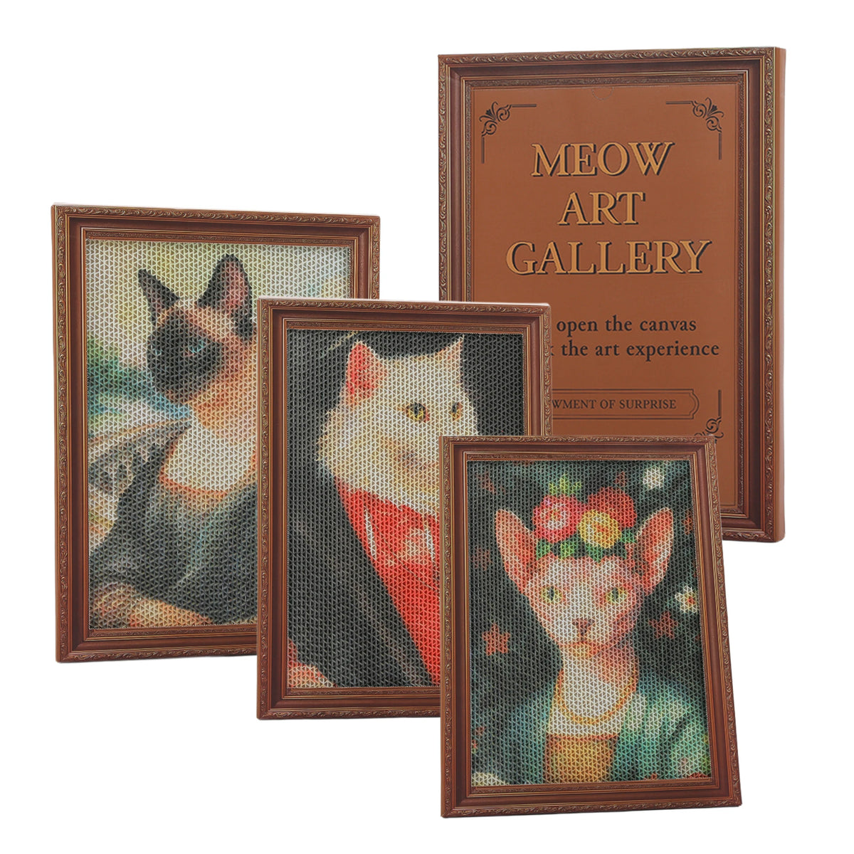 Pawz Road 3 Pack Wall Cardboard Cat Scratcher