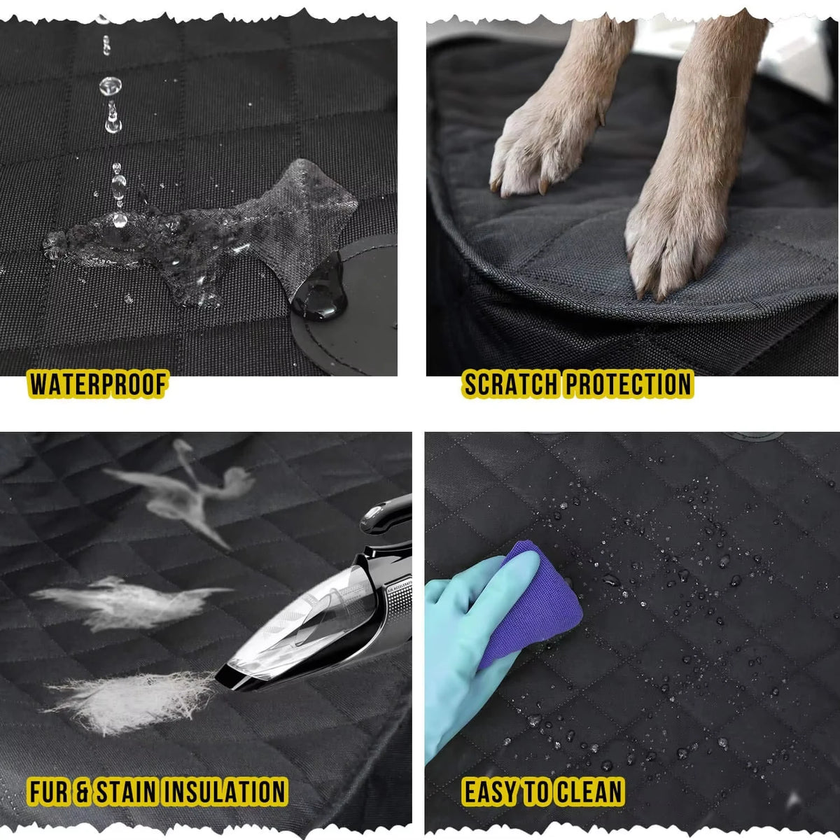 Waterproof Front Seat Cover For Dogs Cars SUVs