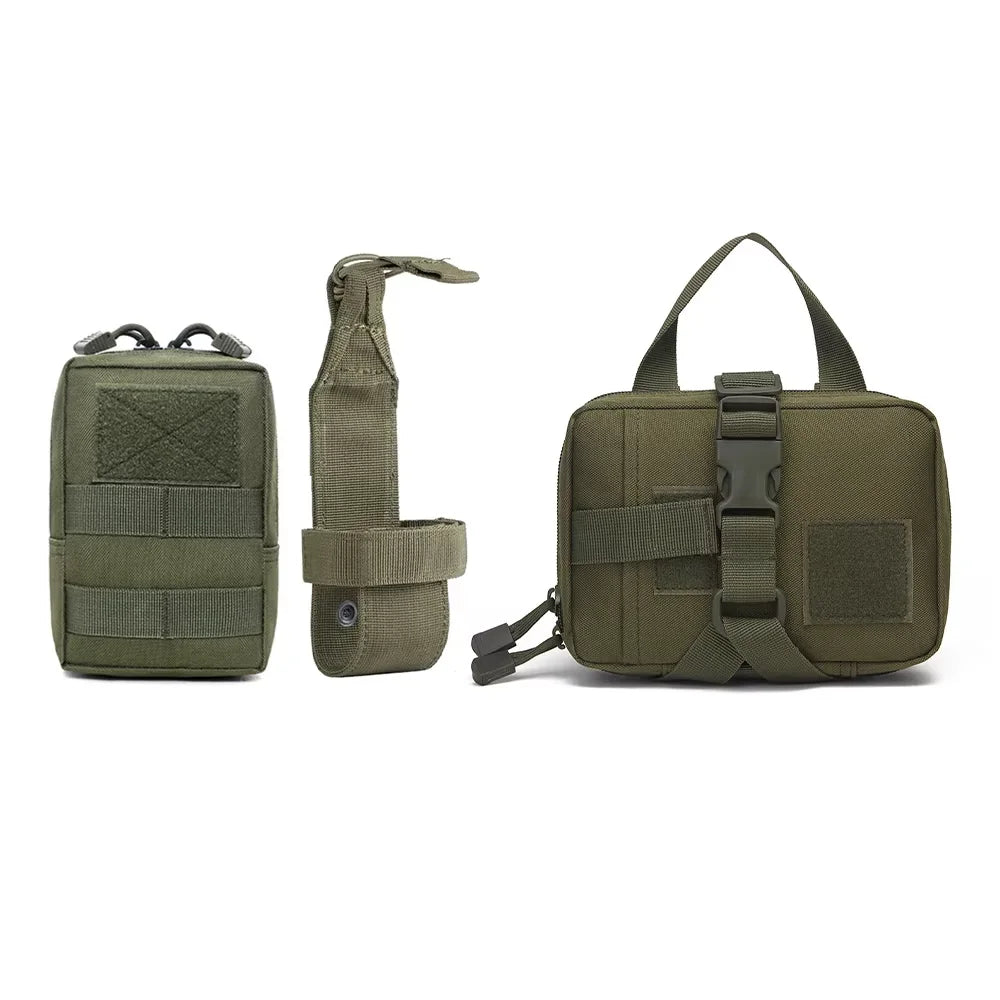 Dog Tactical Molle Pouches Set For Harness Attachments