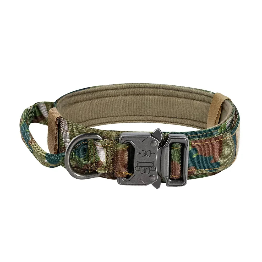 Adjustable Tactical Dog Collar and Leash Set