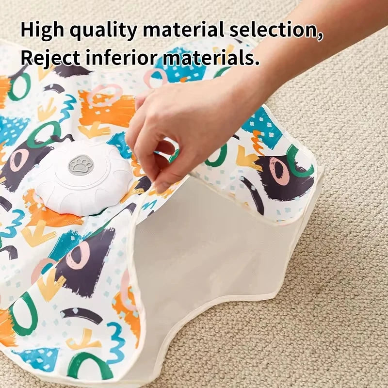 Automatic Interactive Cat Toy Hide Seek Moving Feather Sensor