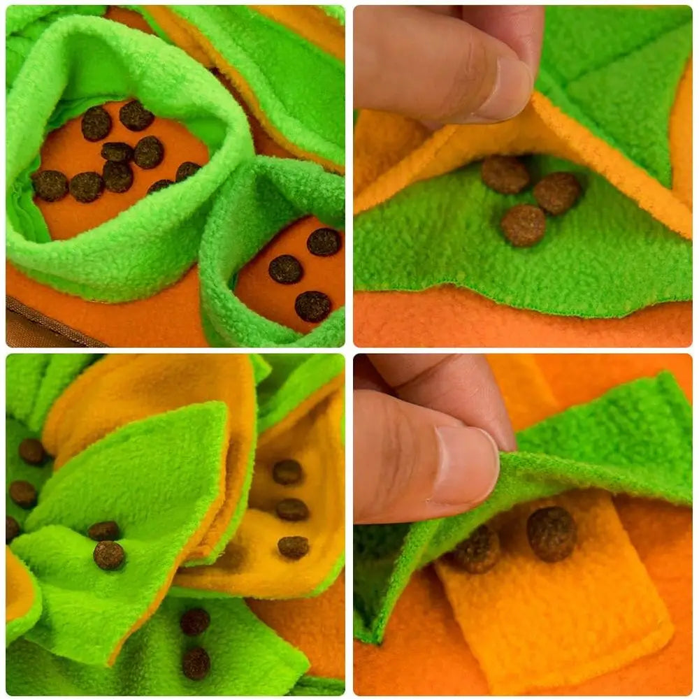 Interactive Dog Snuffle Mat For Natural Foraging And Training